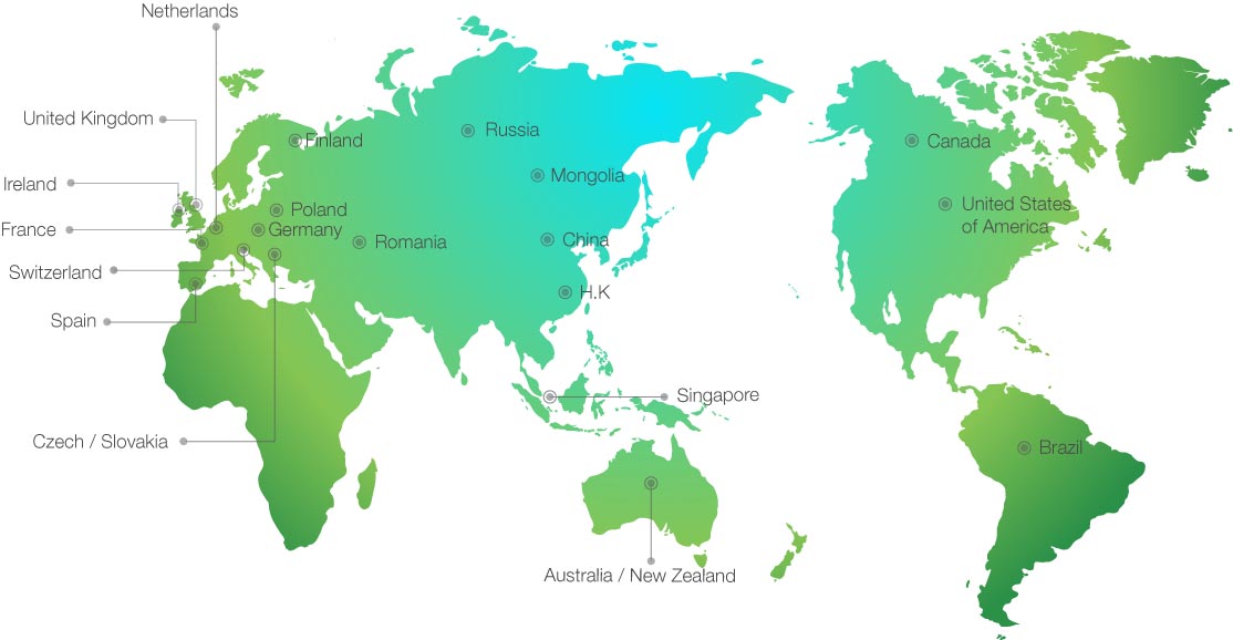izen bidet globally worldwide map